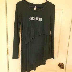 Latched mama long sleeve nursing top